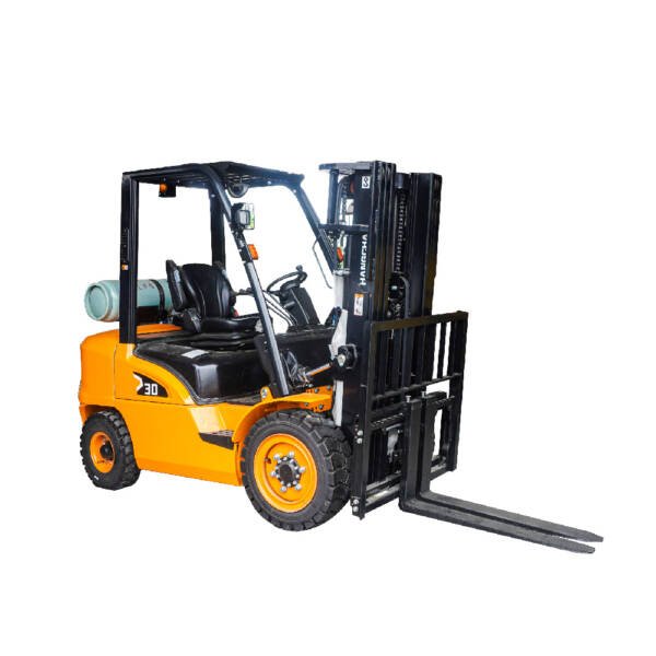 MONTACARGA DE 2.5T C/ M K25 DUAL - GASOL/GAS C/LLANTAS SOLIDAS